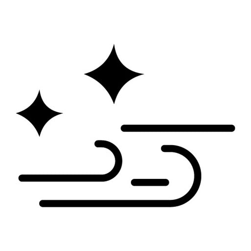 Clean Air Glyph Icon