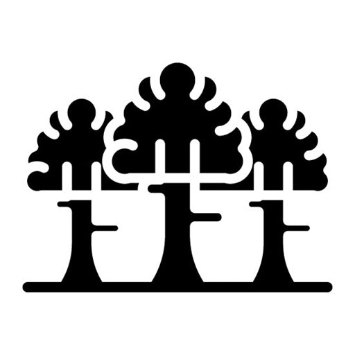 Forest Conservation Glyph Icon