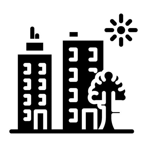 Green Infrastructure Glyph Icon