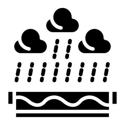 Rainwater Harvesting Glyph Icon