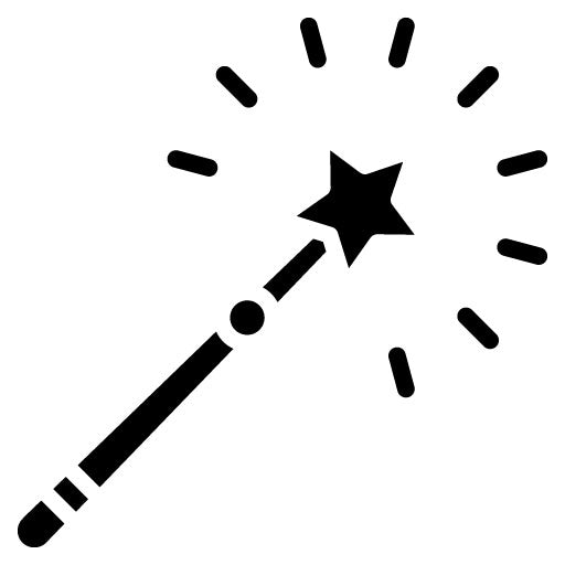 Kingdom Wand Glyph Icon