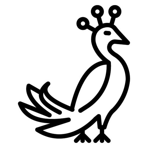 Royal Peacock Icon