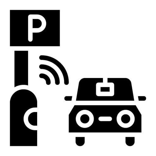 Parking Sensor Glyph Icon