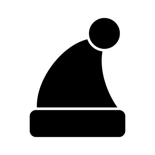 Santa Hat Glyph Icon