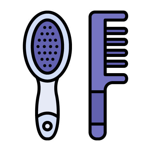 Hair Brush Filled Icon