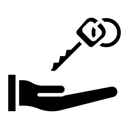 Valet Parking Glyph Icon