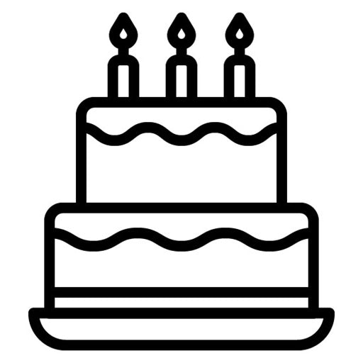 Anniversary Cake Icon