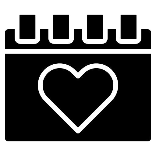 Anniversary Embrace Glyph Icon