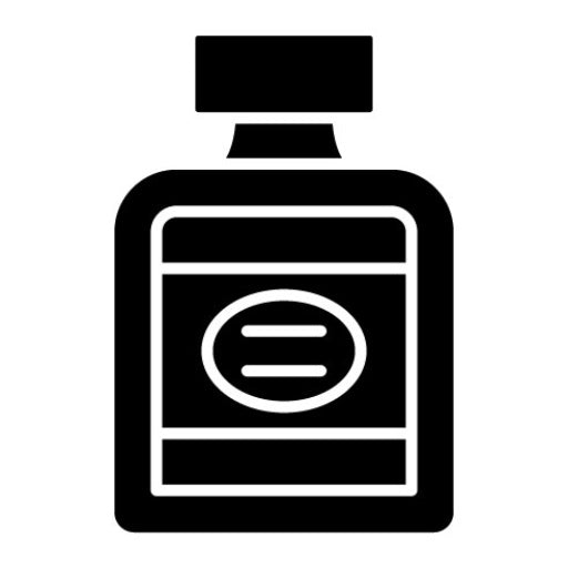 After Shave Glyph Icon