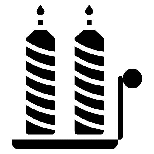 Candle Glyph Icon