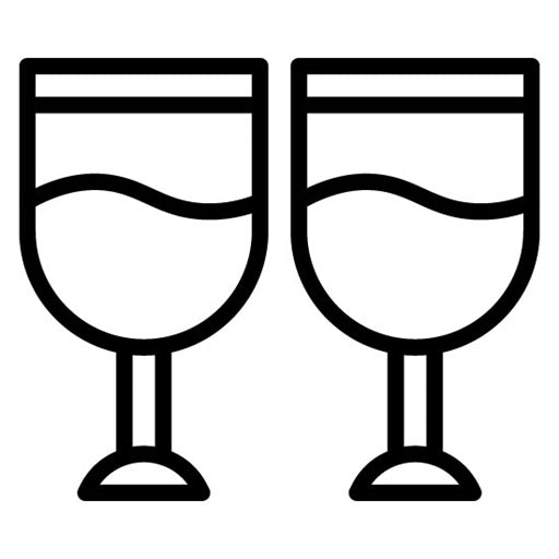 Champagne Glasses Icon