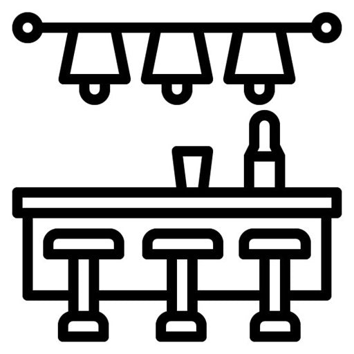 Bar Counter Icon | Social Club
