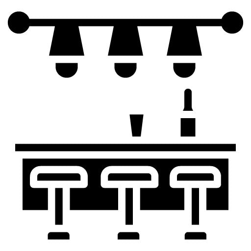 Bar Counter Glyph Icon | Social Club