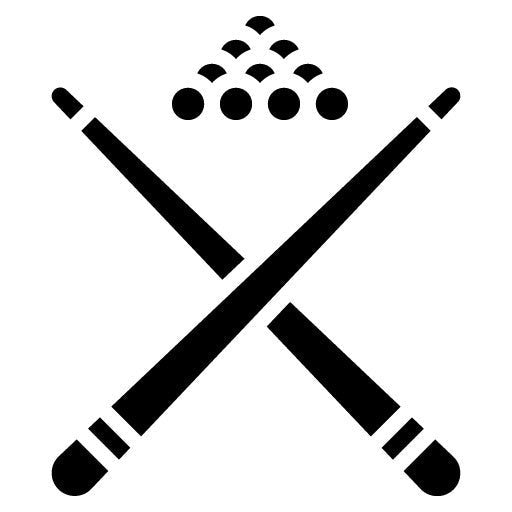 Billiards Cue Glyph Icon