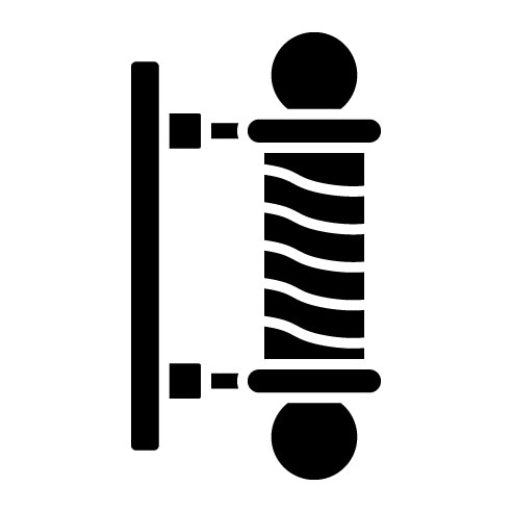 Barber Pole Glyph Icon