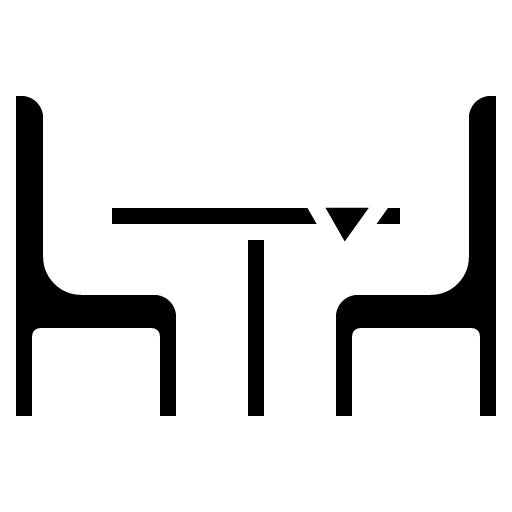Dining Table Glyph Icon | Social Club