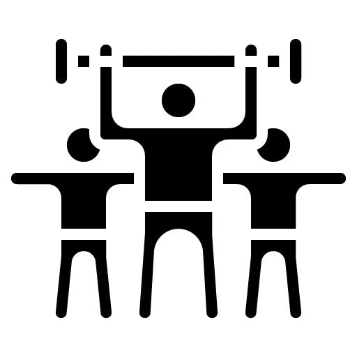 Group Exercise Glyph Icon