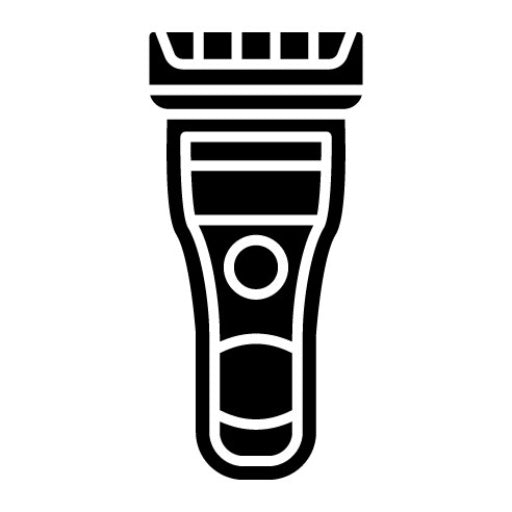 Electric Shaver Glyph Icon