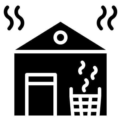 Sauna Glyph Icon | Social Club