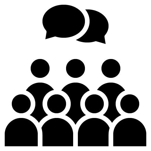 Social Gathering Glyph Icon