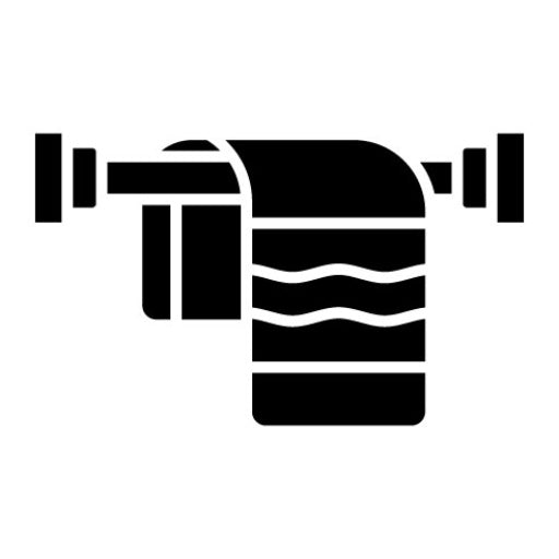 Towel Glyph Icon | Hair Salon