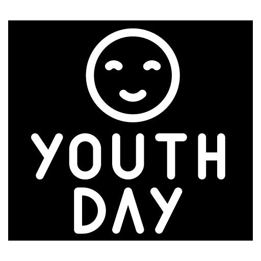 Youth Day Glyph Icon