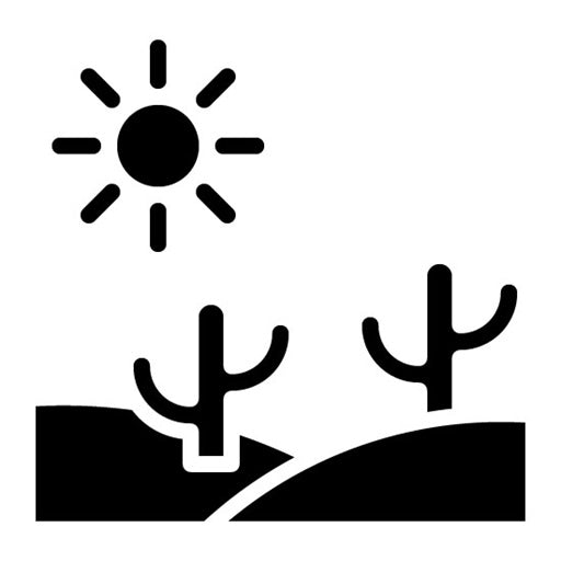 Desert Glyph Icon | Natural Resources