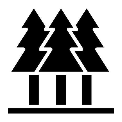 Forest Glyph Icon | Natural Resources