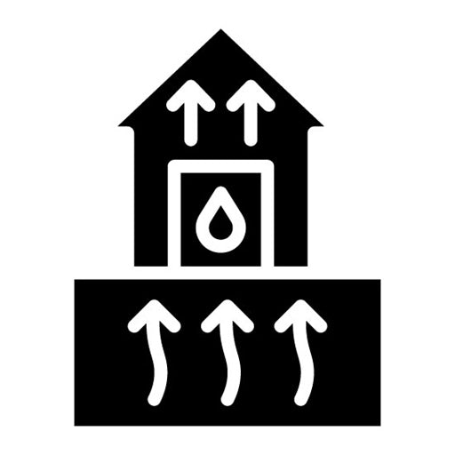 Geothermal Energy Glyph Icon