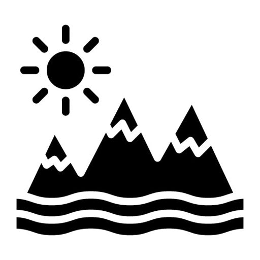 Mountains Glyph Icon | Natural Resources