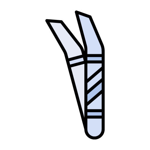 Tweezers Filled Icon