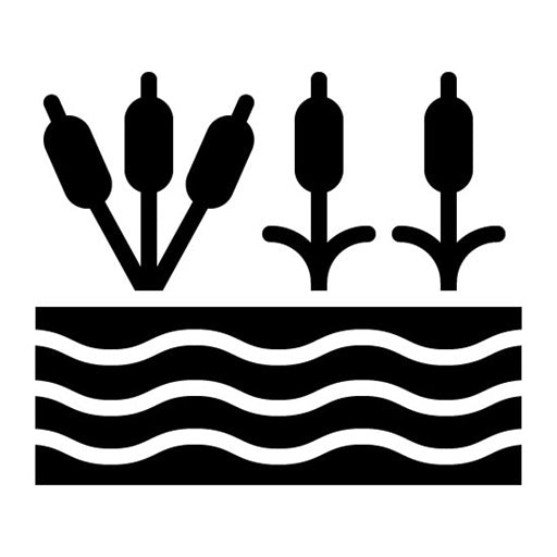 Wetland Glyph Icon