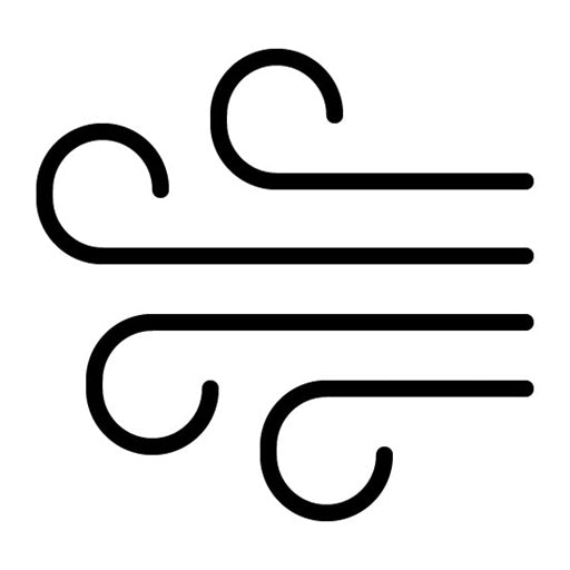 Wind Glyph Icon | Natural Resources
