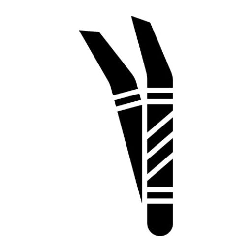 Tweezers Glyph Icon | Hair Salon