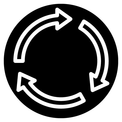 Recycle Glyph Icon | Upcycling