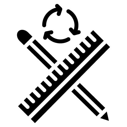 Recycled Crafts Glyph Icon