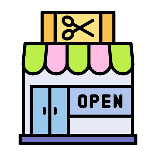 Open Shop Filled Icon