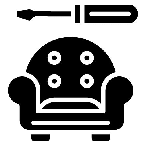 Repurposed Furniture Glyph Icon