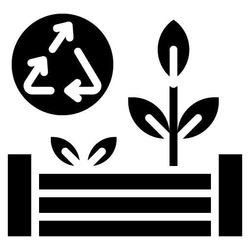 Upcycled Garden Glyph Icon