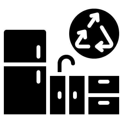 Upcycled Kitchen Glyph Icon