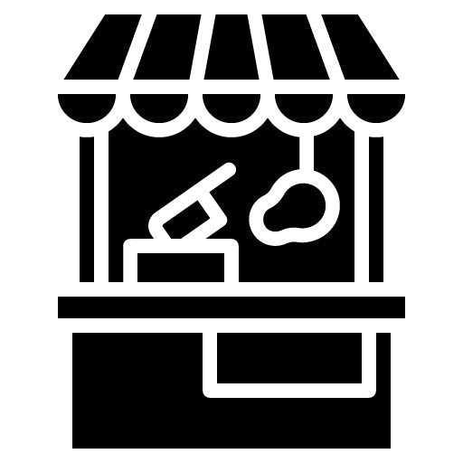 Butcher Shop Glyph Icon