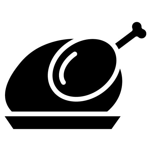 Chicken Glyph Icon