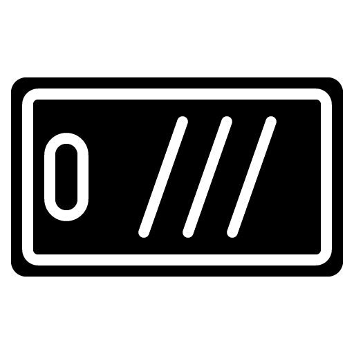 Cutting Board Glyph Icon