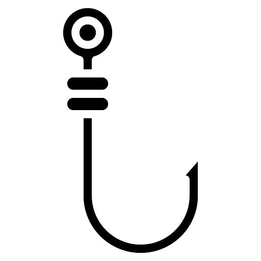 Meat Hook Glyph Icon