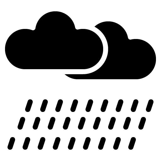 Rainy Season Glyph Icon