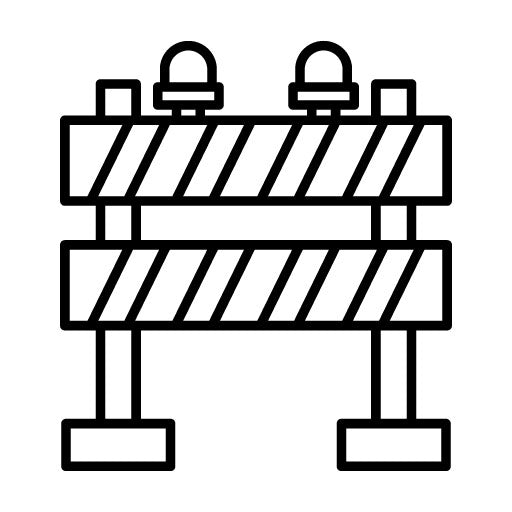 Traffic Barrier Icon