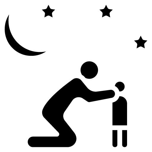 Goodnight Kiss Glyph Icon