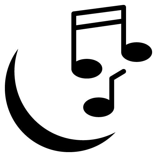 Sleepy Music Glyph Icon