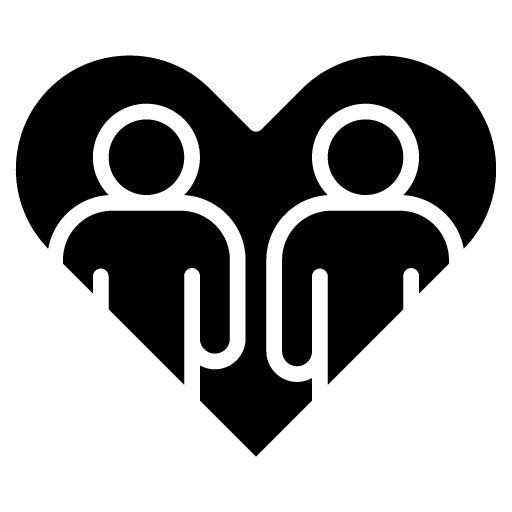 Family Love Glyph Icon | Grandparents