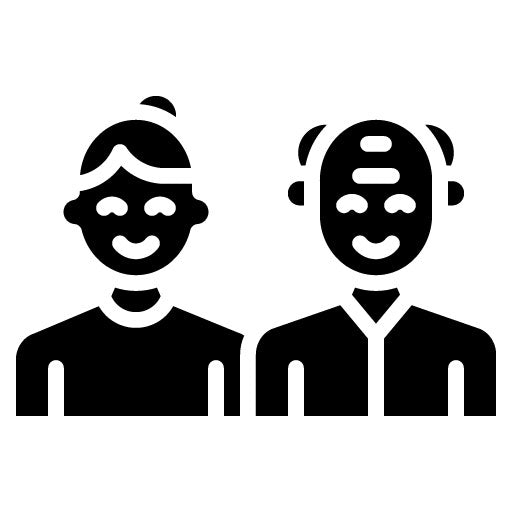 Grandparenting Glyph Icon